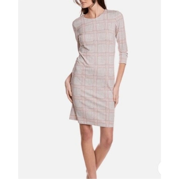J. McLaughlin Sophia Houndstooth Plaid Catalina Cloth Sheath Dress Sz XL - Picture 13 of 13